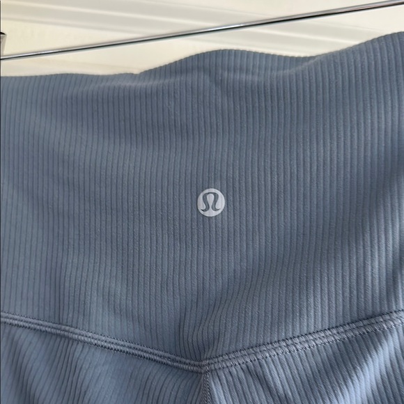 lululemon grey ribbed Align™ High-Rise Mini-Flare Pant - Picture 4 of 5